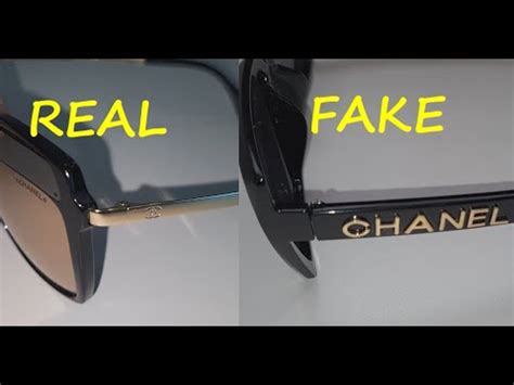 chanel glasrs vs fake|chanel counterfeit logo.